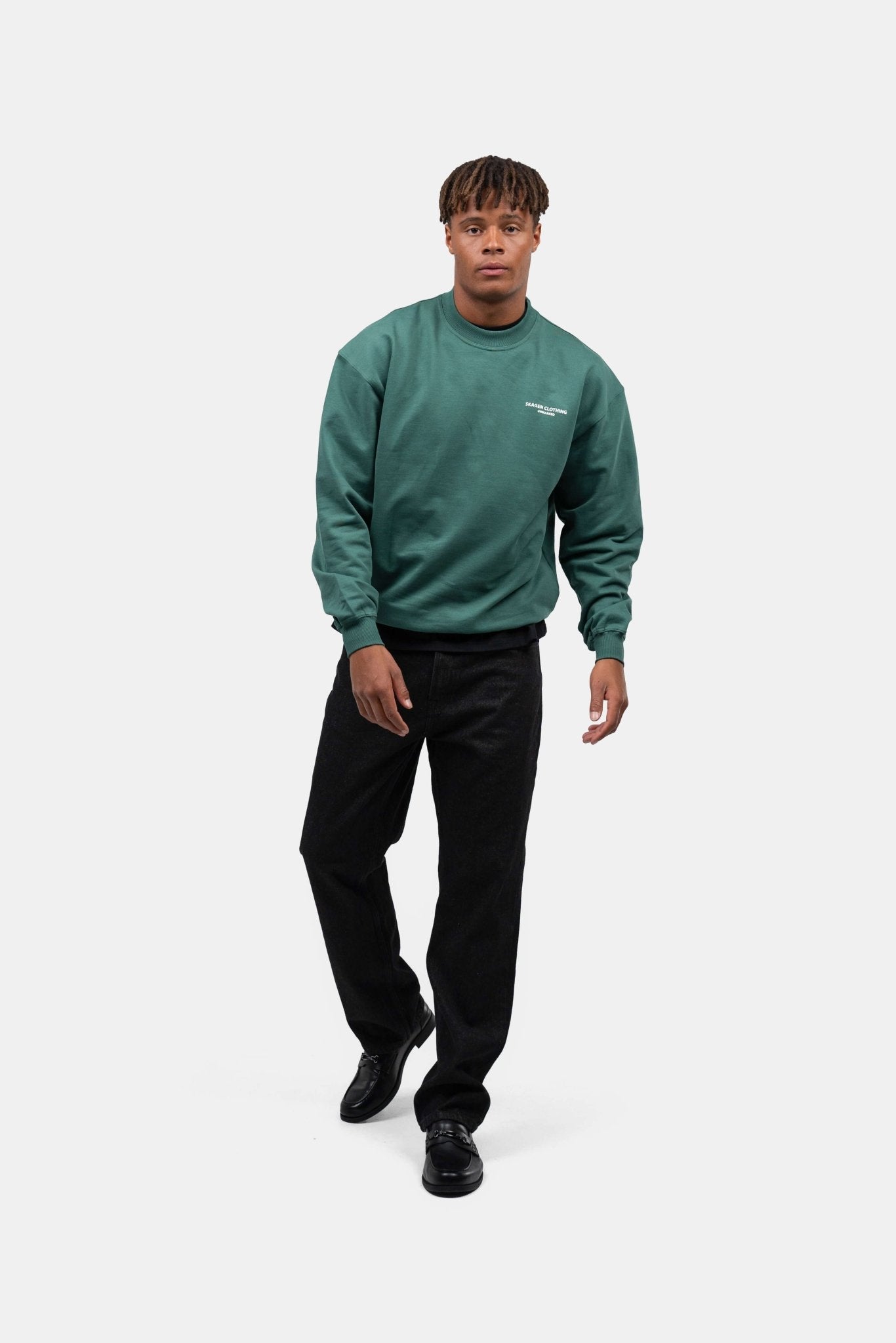 UNMARKED Sweatshirt Grøn | Skagen-clothing.dk